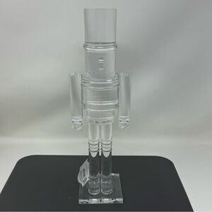 Clear Acrylic Nutcracker Decoration 14.5 in by Holiday Time